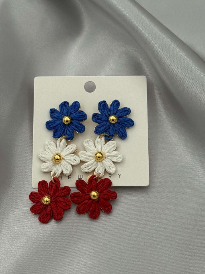 Renkli Yaz Küpeleri // KÜPE-3418