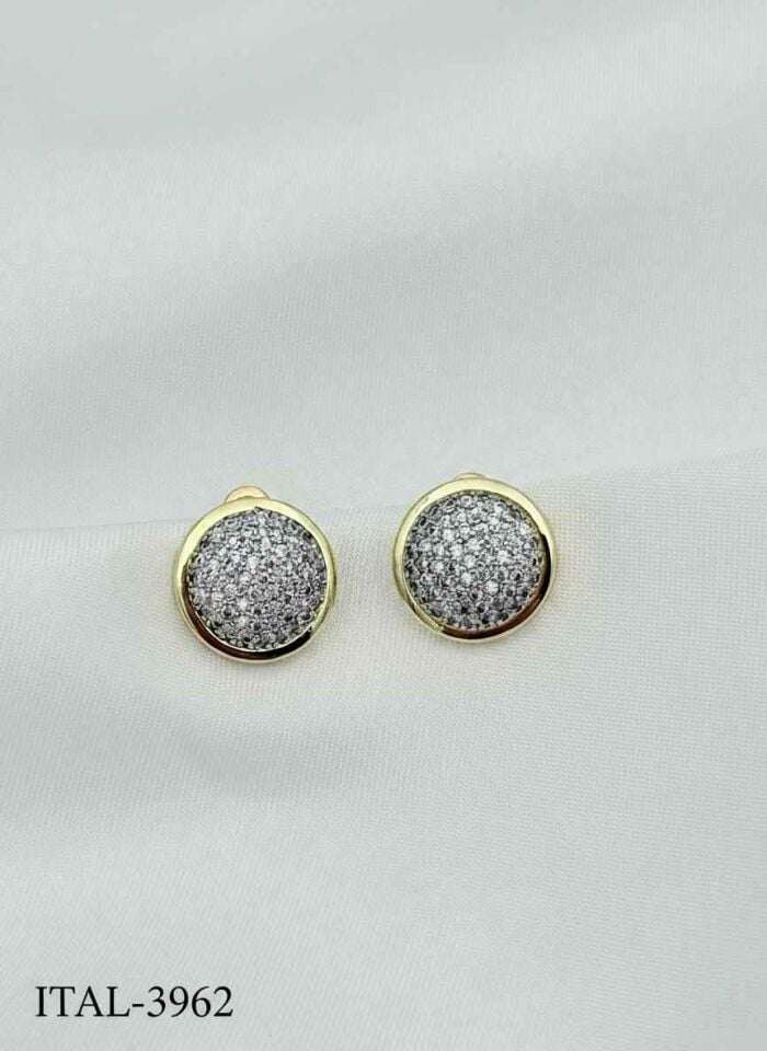 14K Kaplama Zirkon Küpe // ITHAL-3962