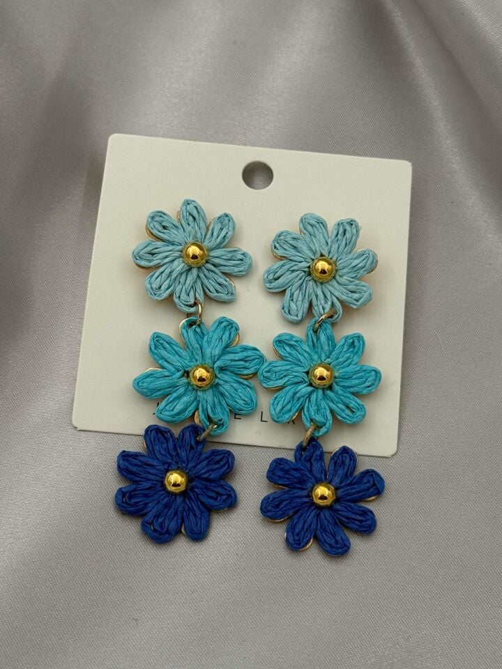 Renkli Yaz Küpeleri // KÜPE-3421