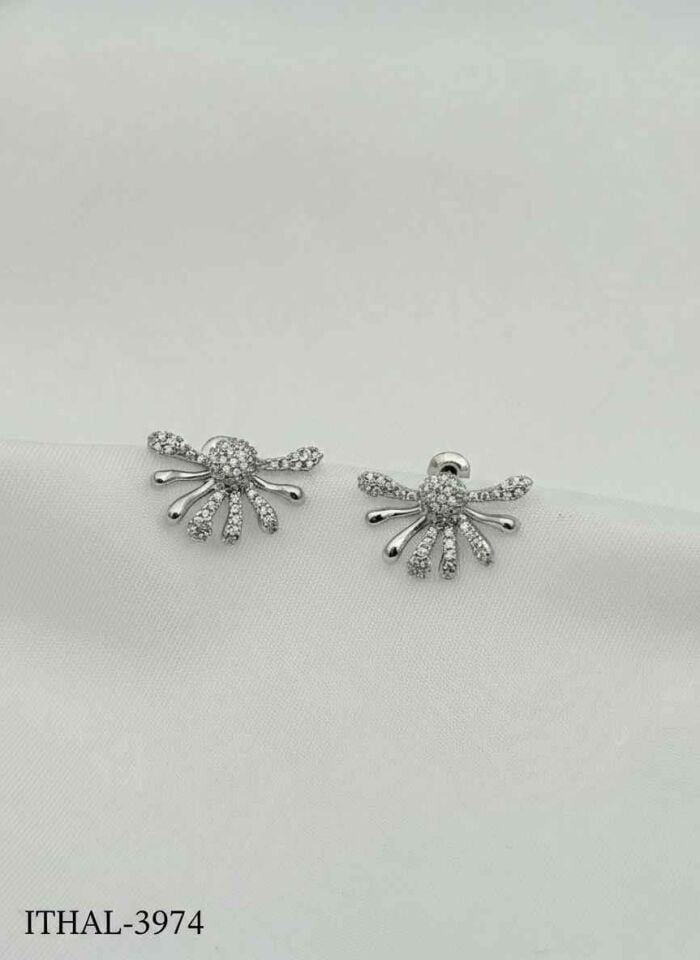 14K Kaplama Zirkon Küpe // ITHAL-3974