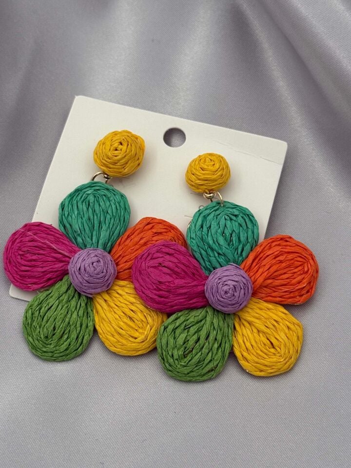 Renkli Yaz Küpeleri // KÜPE-3436