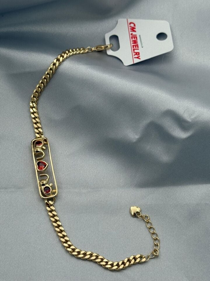 14K CM Bileklik // BILEK-5296