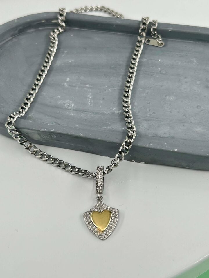 Çelik Kolye 45cm // KOLYE-4642