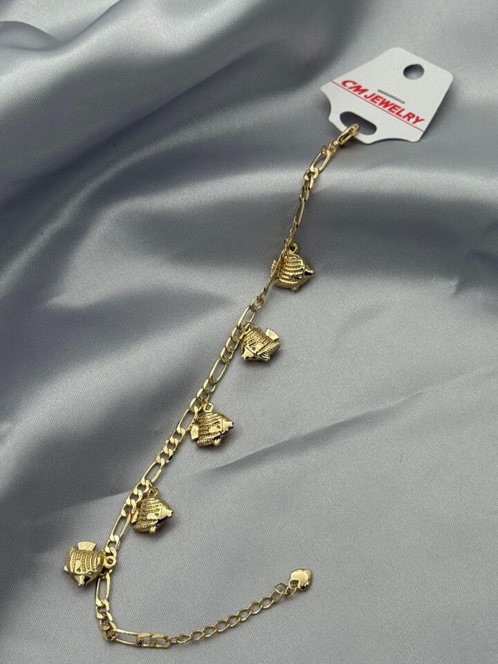 14K CM Bileklik // BILEK-5302