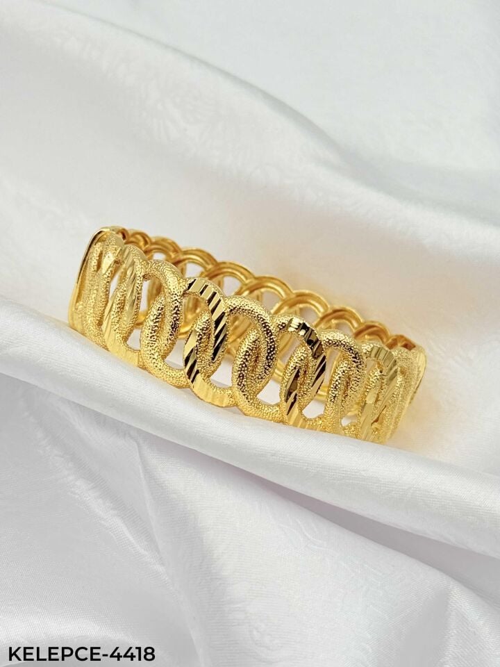 Çelik Altın Model Kelepçe // KELEPCE-4418