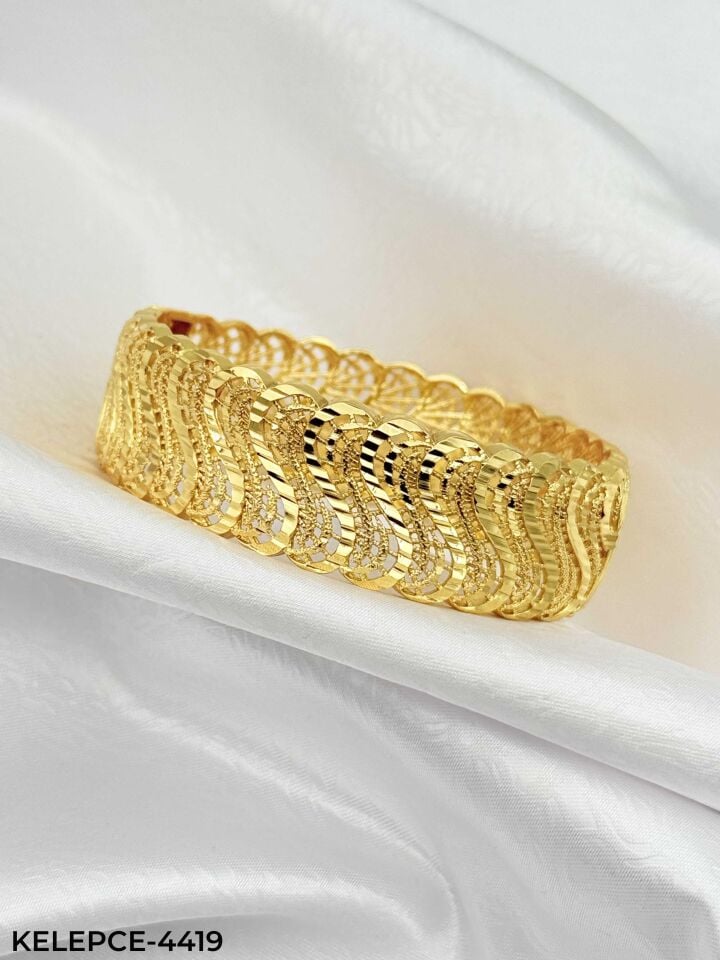 Çelik Altın Model Kelepçe // KELEPCE-4419