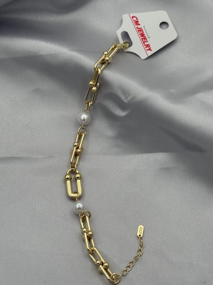 14K CM Bileklik // BILEK-5319