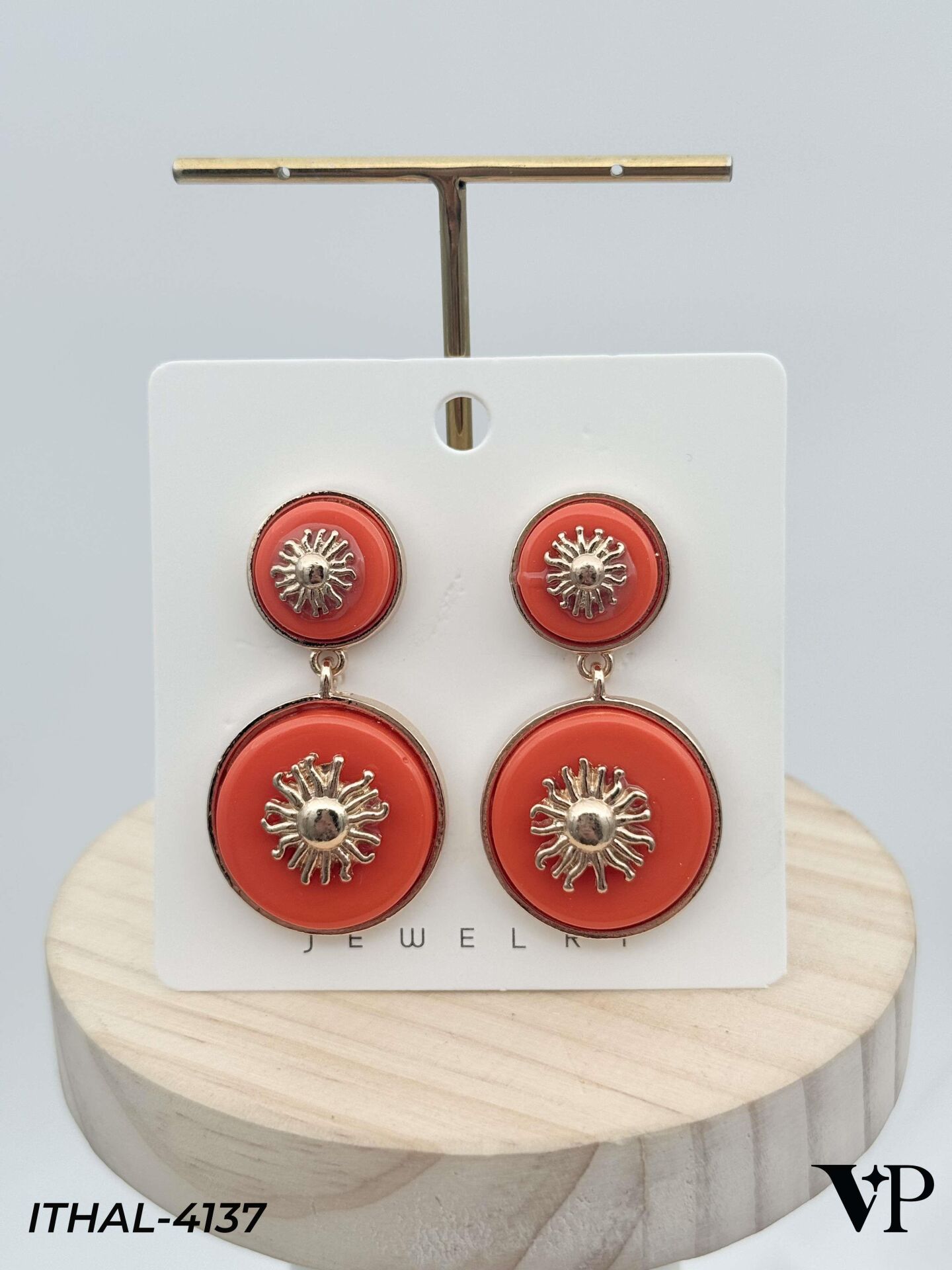 VIP Renkli Küpe // ITHAL-4137