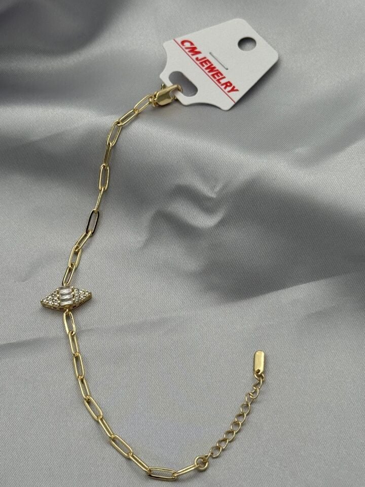 14K CM Bileklik // BILEK-5325