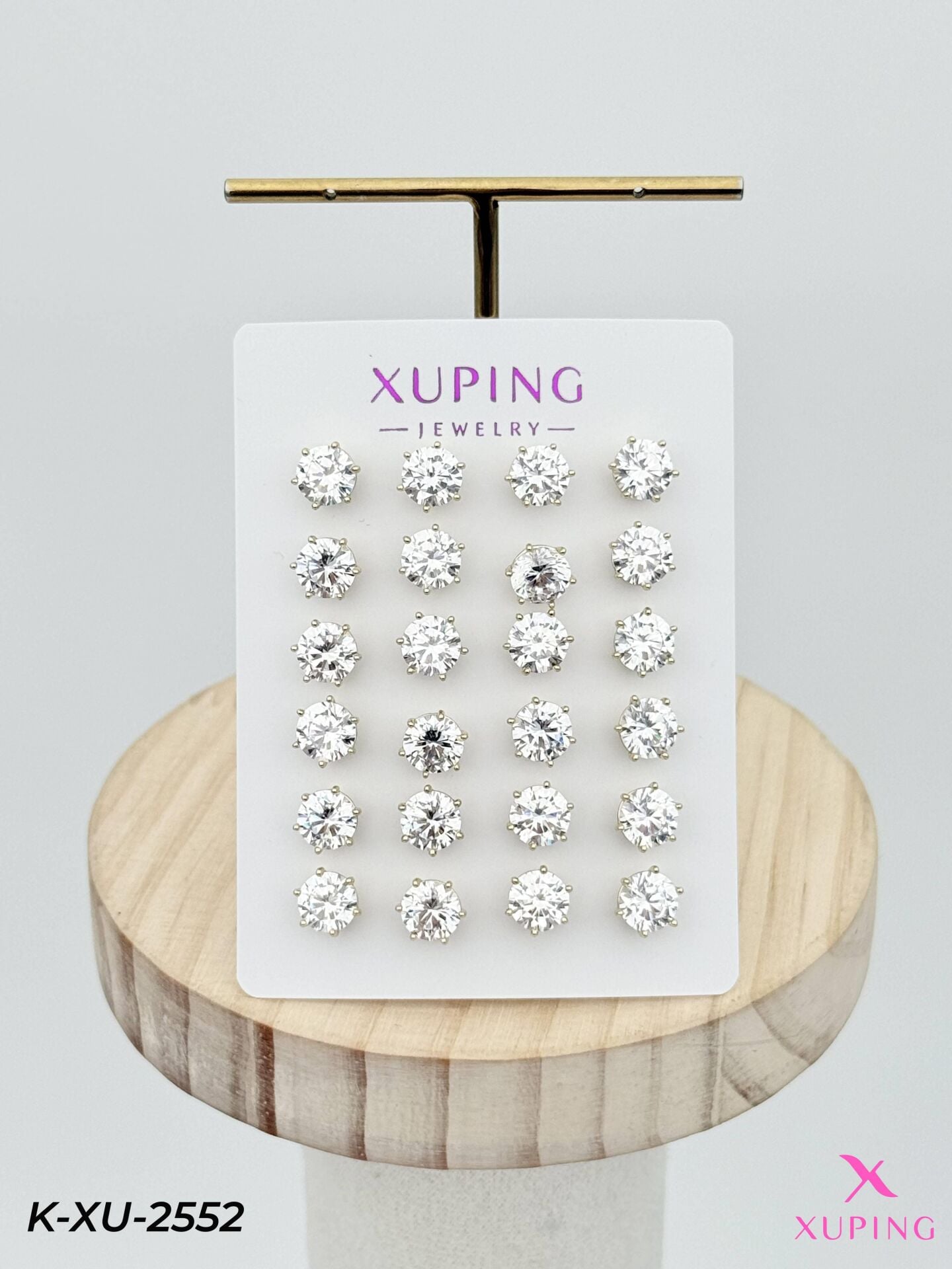 14K XUPING Küpe (12'li satılmaktadır) // K-XU-2552