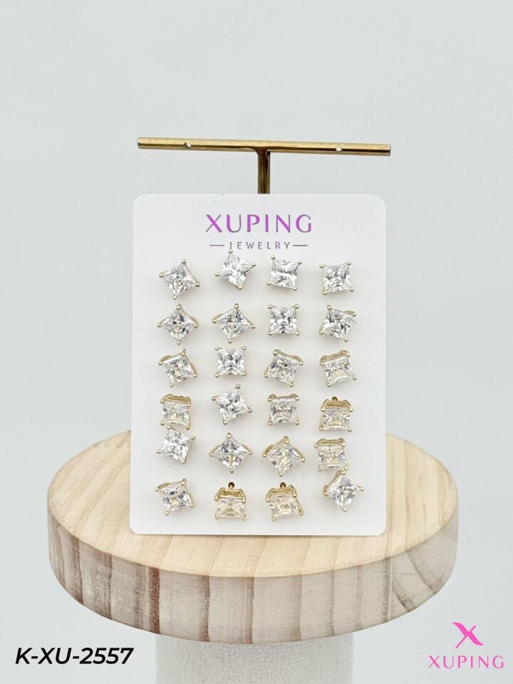 14K XUPING Küpe (12'li satılmaktadır) // K-XU-2557