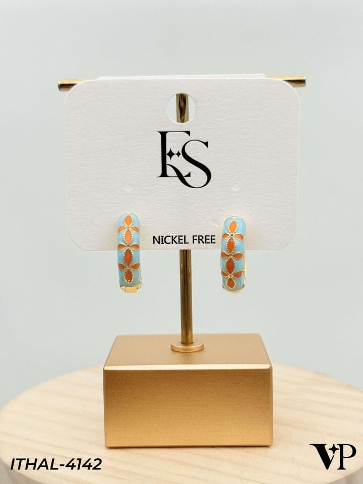 VIP Renkli Küpe // ITHAL-4142