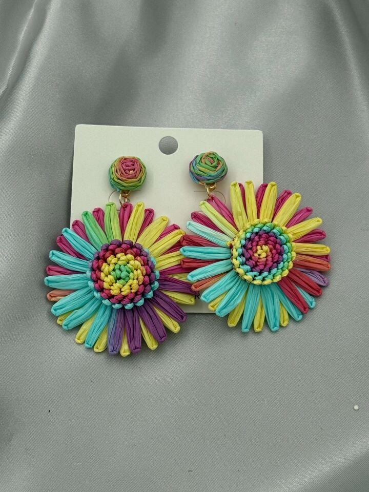 Renkli Yaz Küpeleri // KÜPE-3494