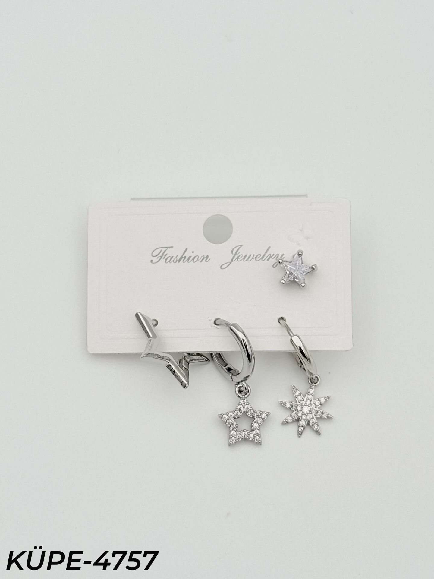 14K 3'lü Set Küpe // KÜPE-4757