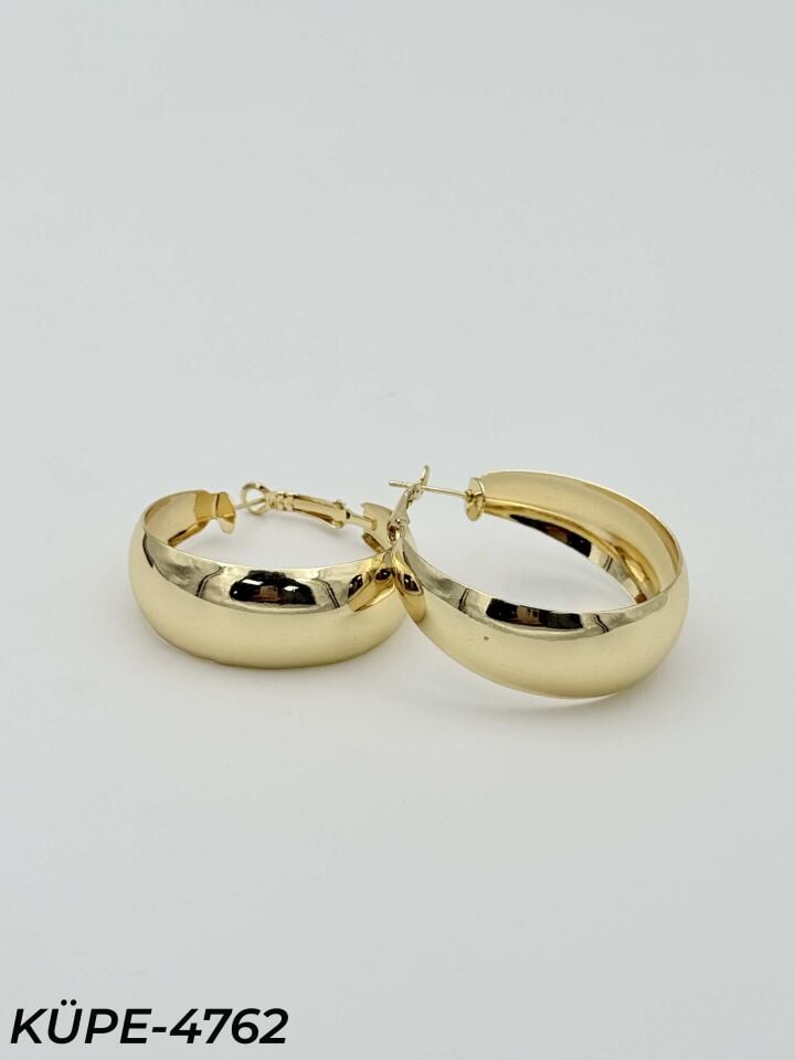 Çelik Halka Küpe 4cm // KÜPE-4762