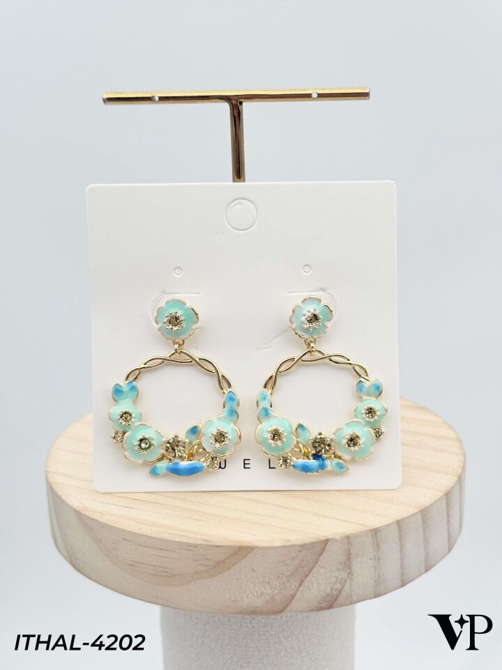 VIP Renkli Küpe // ITHAL-4202