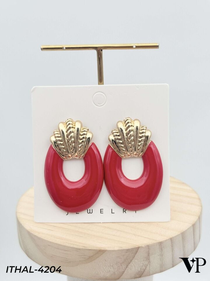 VIP Renkli Küpe // ITHAL-4204