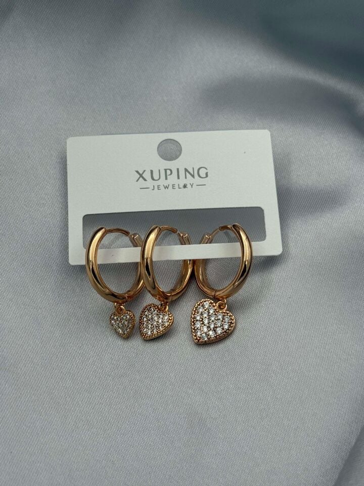 XUPING 3'lü Küpe // K-XU-1614