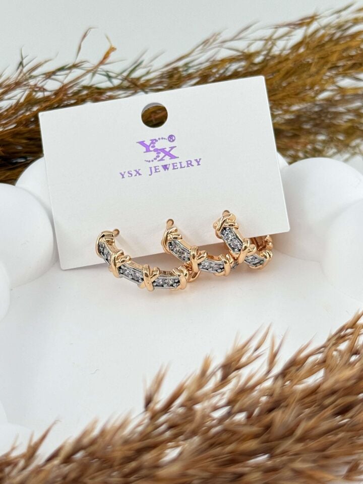 YSX 3'lü Set Küpe // ITHAL-2867