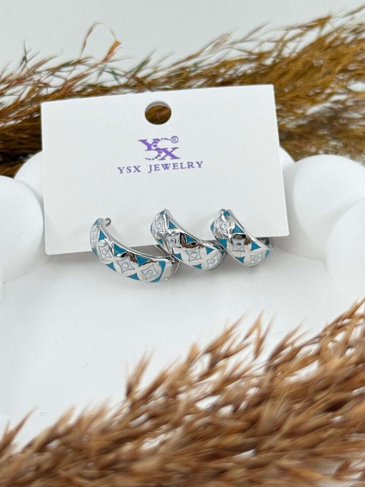YSX 3'lü Set Küpe // ITHAL-2868