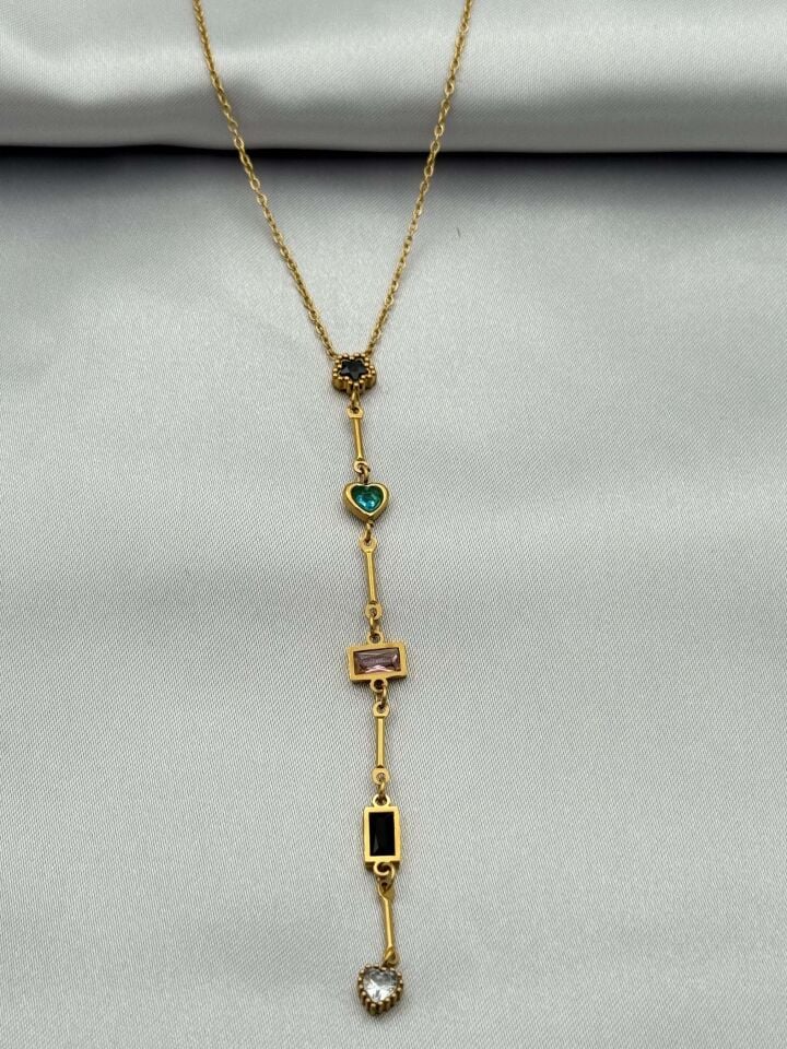 Çelik Y Kolye 45cm // KOLYE-4945