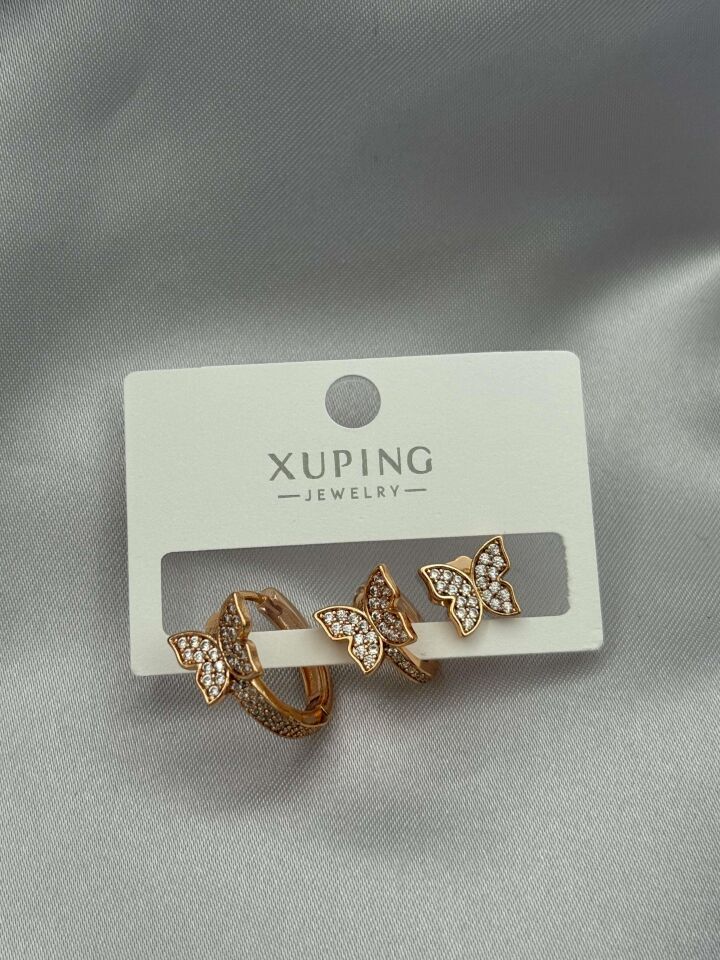 XUPING 3'lü Küpe // K-XU-1645