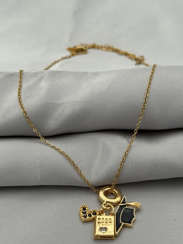 Çelik Kolye 45cm // KOLYE-5292