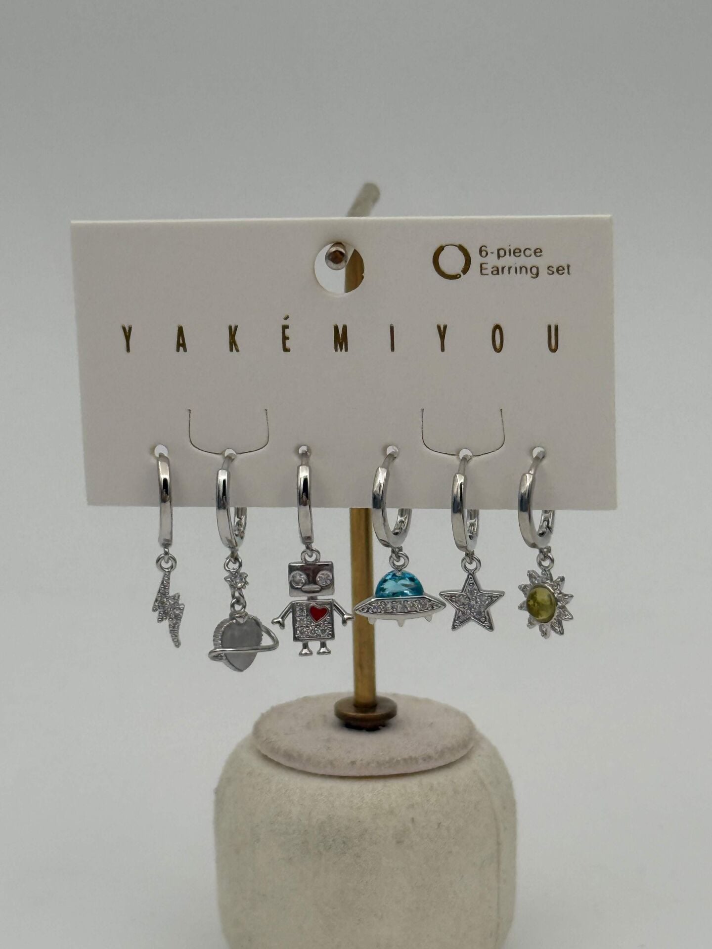 YAKEMIYOU 6'lı Set Küpe // ITHAL-3681
