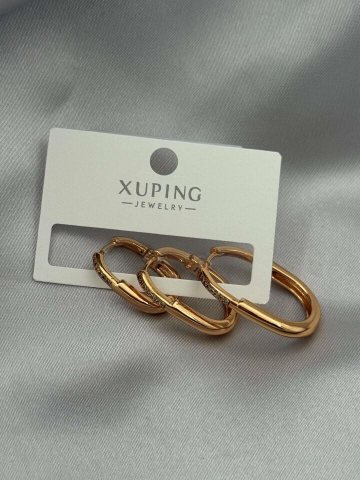 XUPING 3'lü Küpe // K-XU-1650