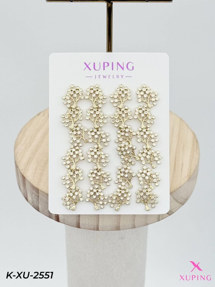 14K XUPING Küpe (12'li satılmaktadır) // K-XU-2551