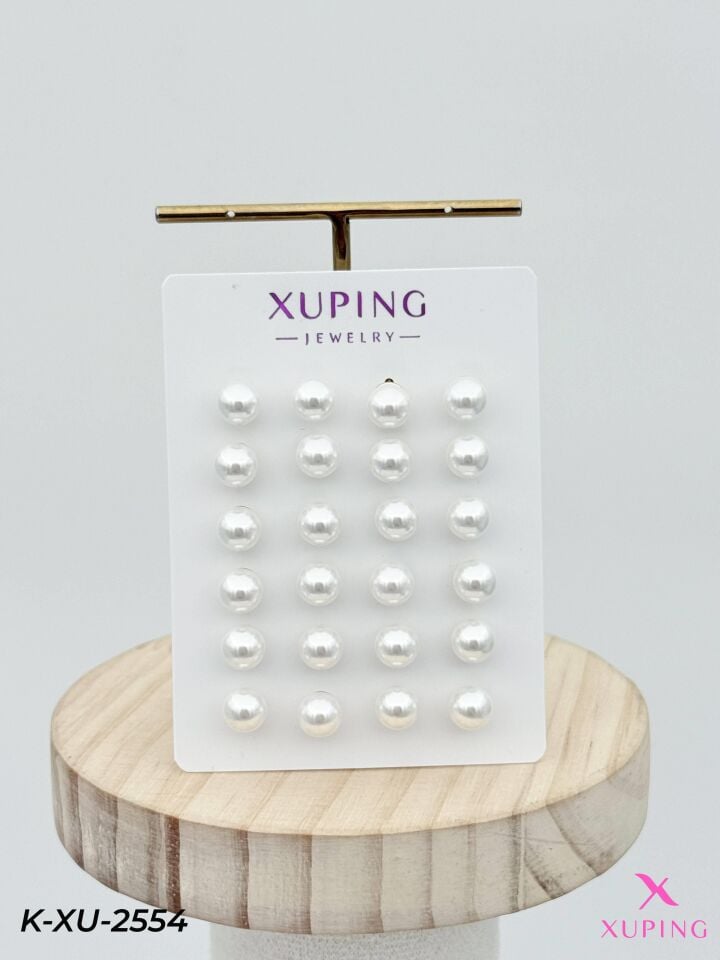 14K XUPING Küpe (12'li satılmaktadır) // K-XU-2554