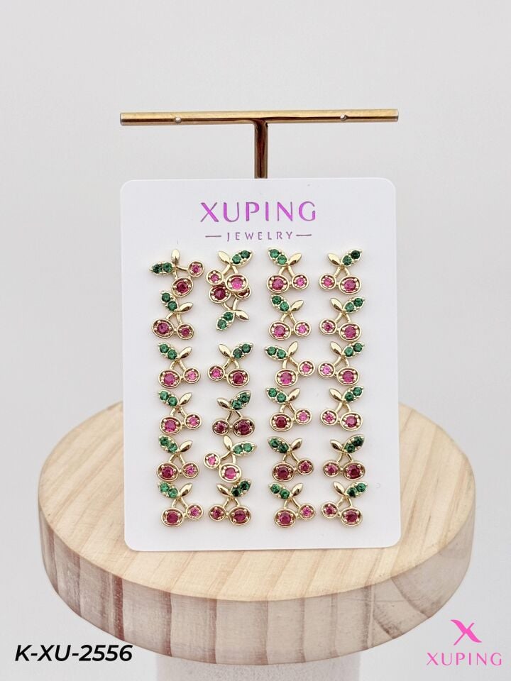 14K XUPING Küpe (12'li satılmaktadır) // K-XU-2556