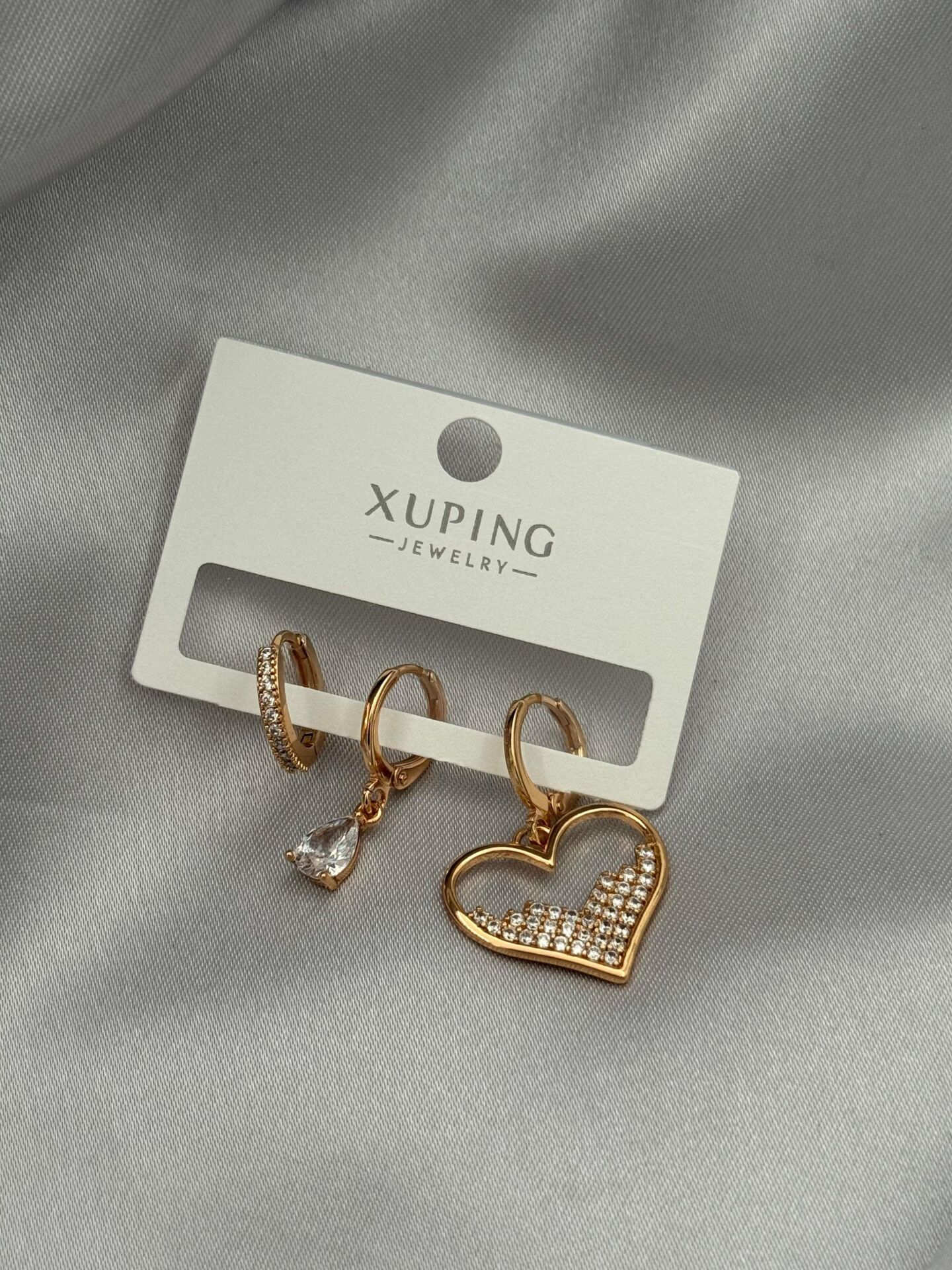 XUPING 3'lü Küpe // K-XU-1661