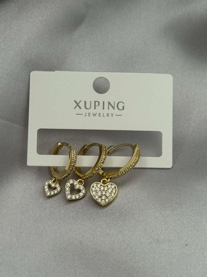 XUPING 3'lü Küpe // K-XU-1674