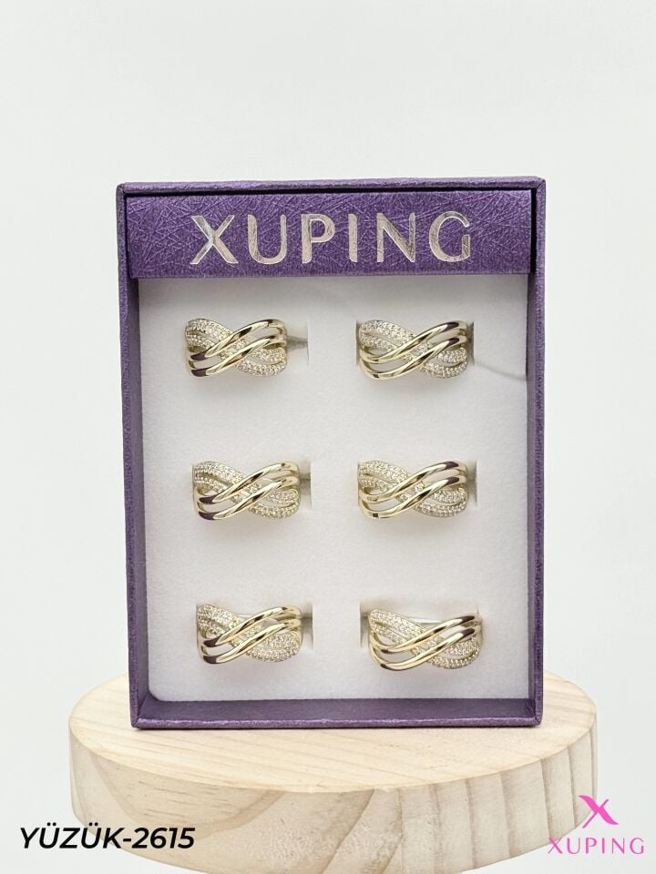 XUPING Yüzük (No:6,7,8) Yüzük (6'lı satılmaktadır) // YÜZÜK-2615