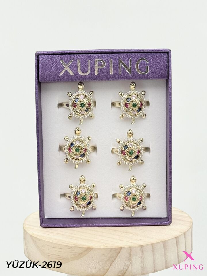 XUPING Yüzük (No:6,7,8) Yüzük (6'lı satılmaktadır) // YÜZÜK-2619