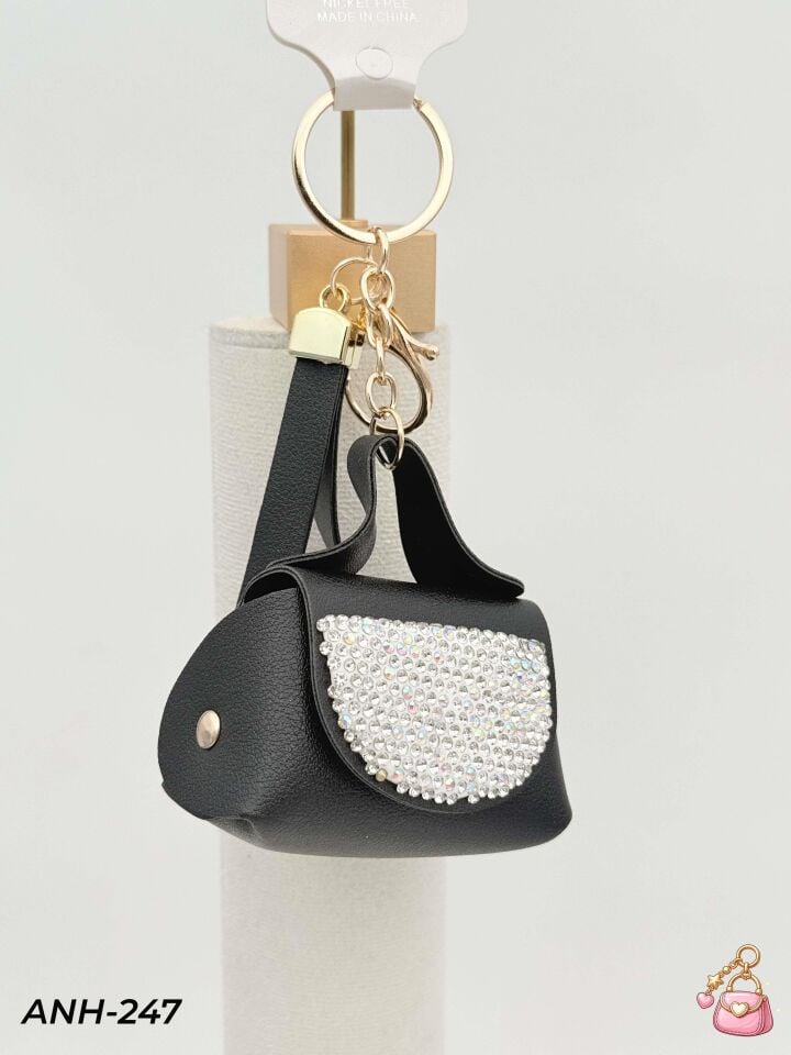 Kulaklık Çantalı Anahtarlık-Çanta Charm // ANH-247