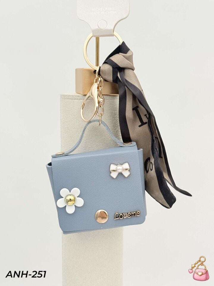 Kulaklık Çantalı Anahtarlık-Çanta Charm // ANH-251