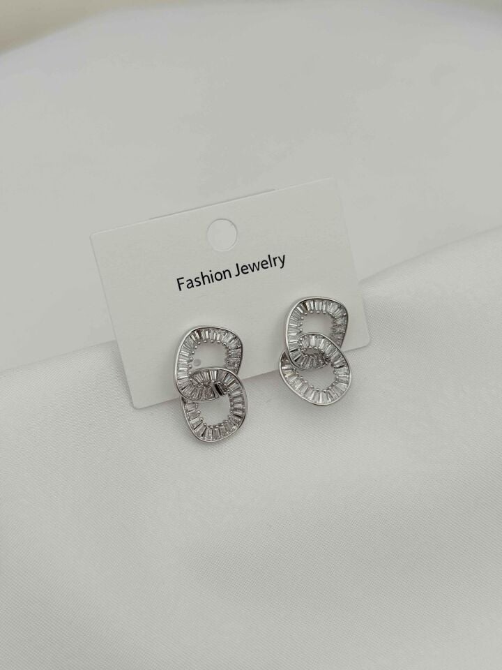 14K Zirkon Küpe // ITHAL-3840