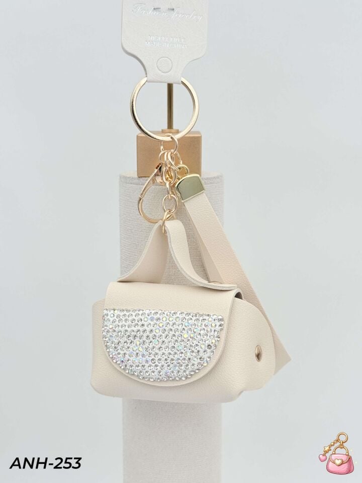 Kulaklık Çantalı Anahtarlık-Çanta Charm // ANH-253