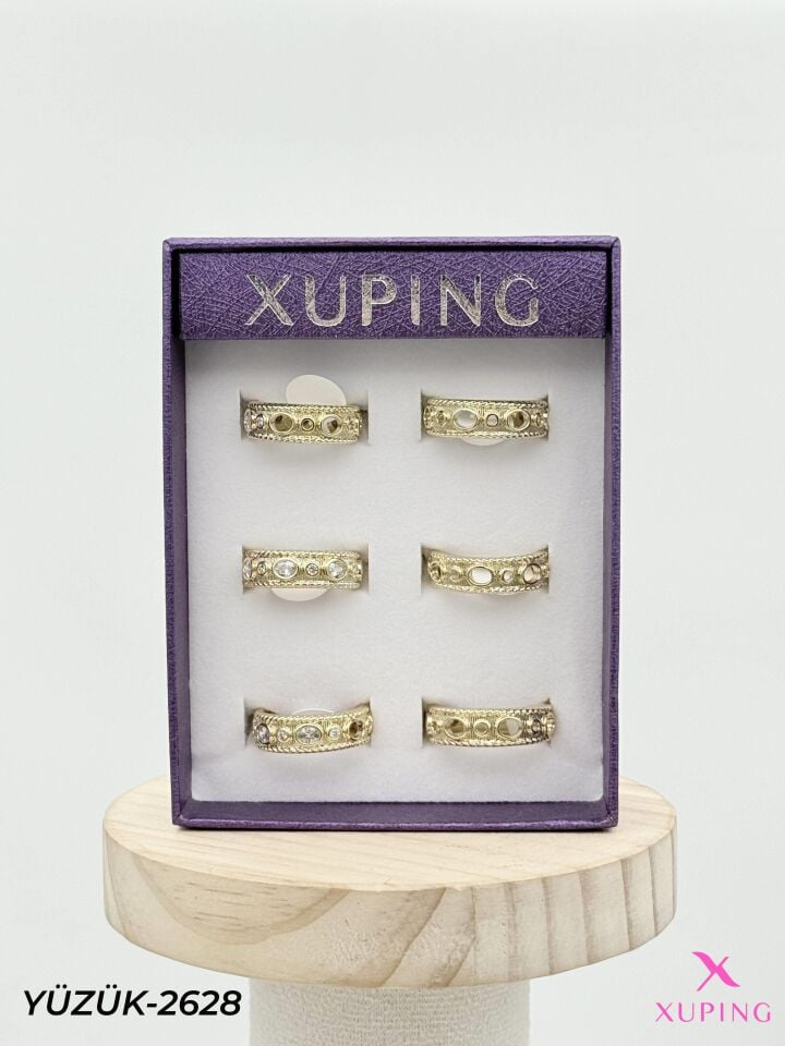 XUPING Yüzük (No:6,7,8) Yüzük (6'lı satılmaktadır) // YÜZÜK-2628