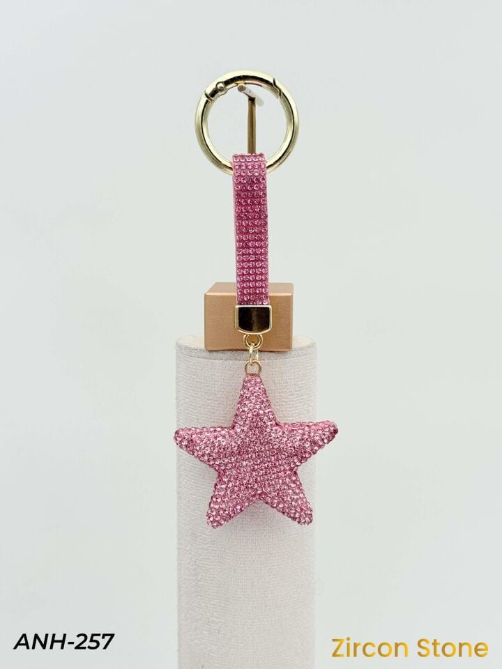 Swar Taş Motifli Anahtarlık-Çanta Charm // ANH-257