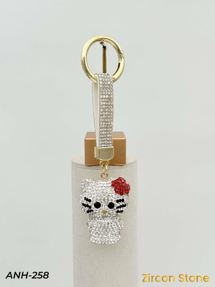 Swar Taş Motifli Anahtarlık-Çanta Charm // ANH-258
