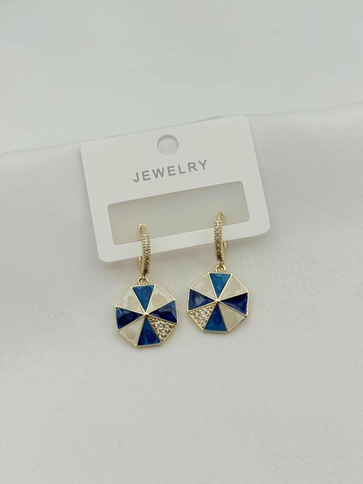 14K Zirkon Küpe // ITHAL-3847