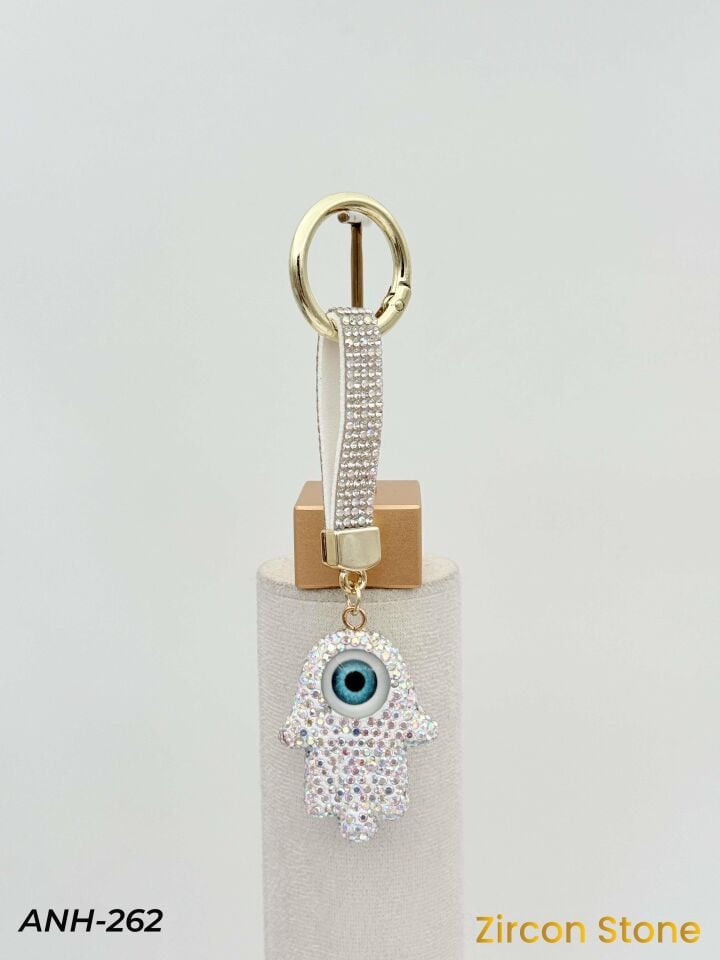 Swar Taş Motifli Anahtarlık-Çanta Charm // ANH-262