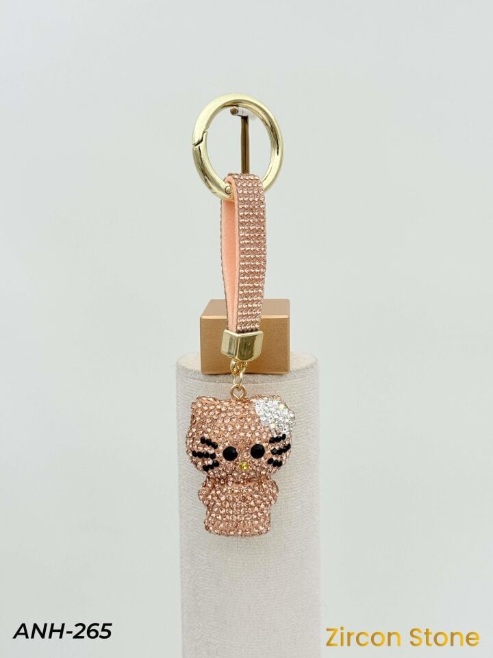 Swar Taş Motifli Anahtarlık-Çanta Charm // ANH-265