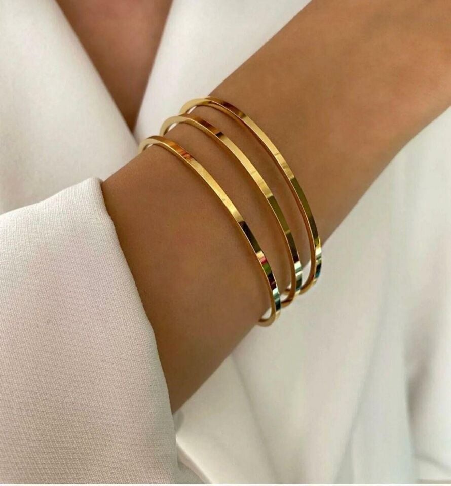 Çelik Gold Ajda Bilezik 6.0 Boy (3'lü satılmaktadır)