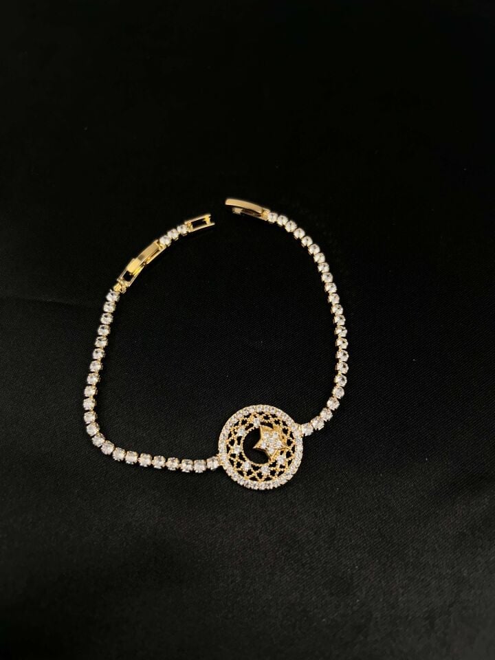 Çelik Su Yolu Bileklik // BILEK-3620