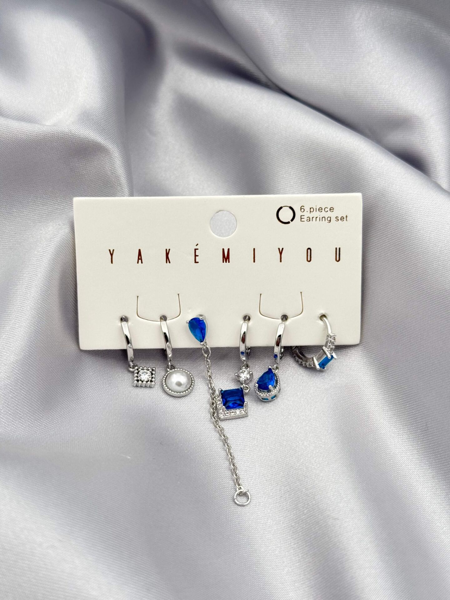 YAKEMIYOU 6'lı Set Küpe // ITHAL-3771