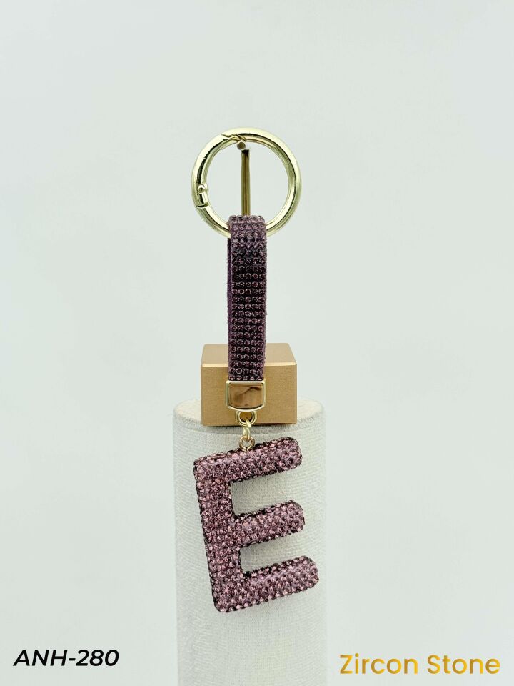 Zirkon Taşı Harf Anahtarlık // ANH-280